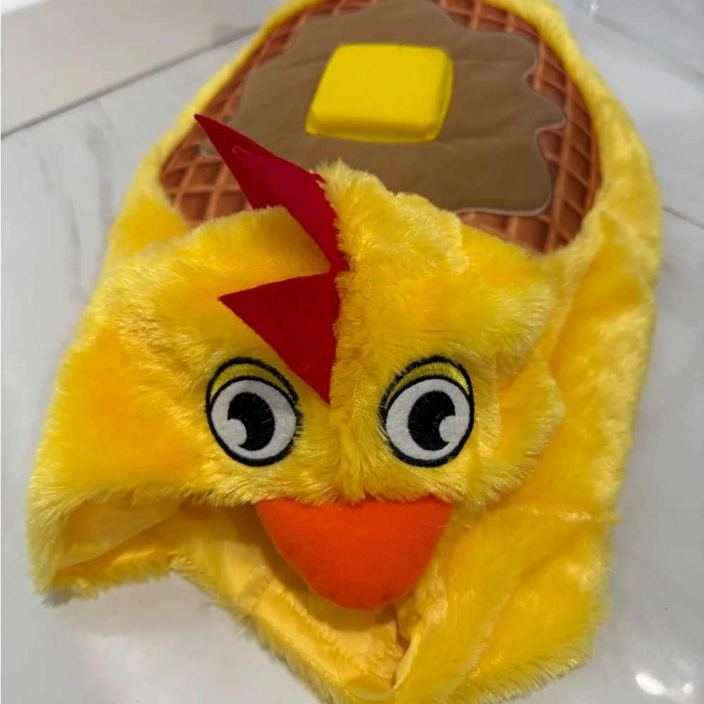 Halloween Yellow Chicken waffles Dog‎ Costume M